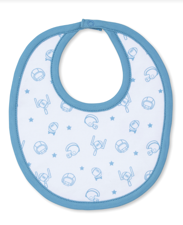 Kissy Kissy Football Kicks Bib