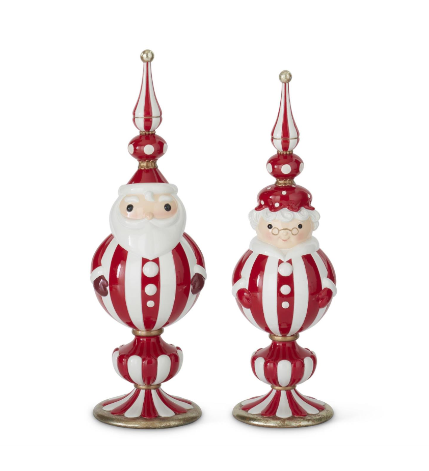 Santa & Mrs. Claus Finial