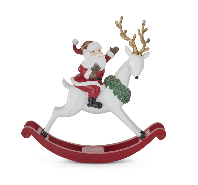 Rocking Reindeer Santa