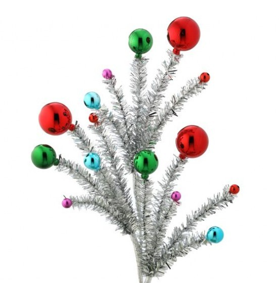 Tinsel Spray with Balls