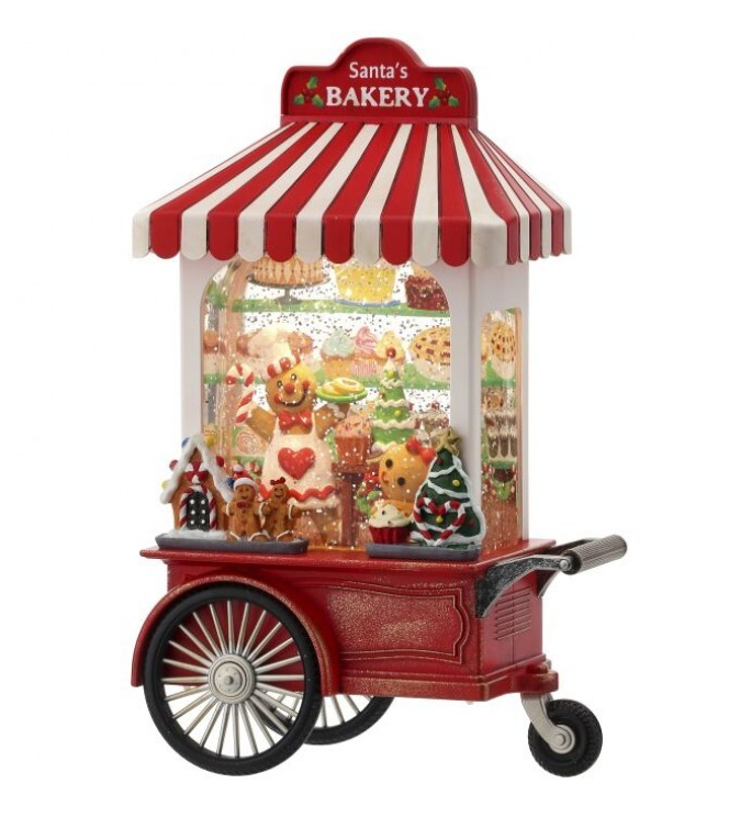 LED Candy Cart Waterglobe