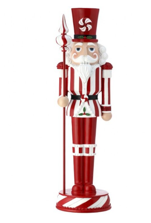 Large Peppermint Nutcracker