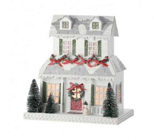 Cardboard Christmas Cottage