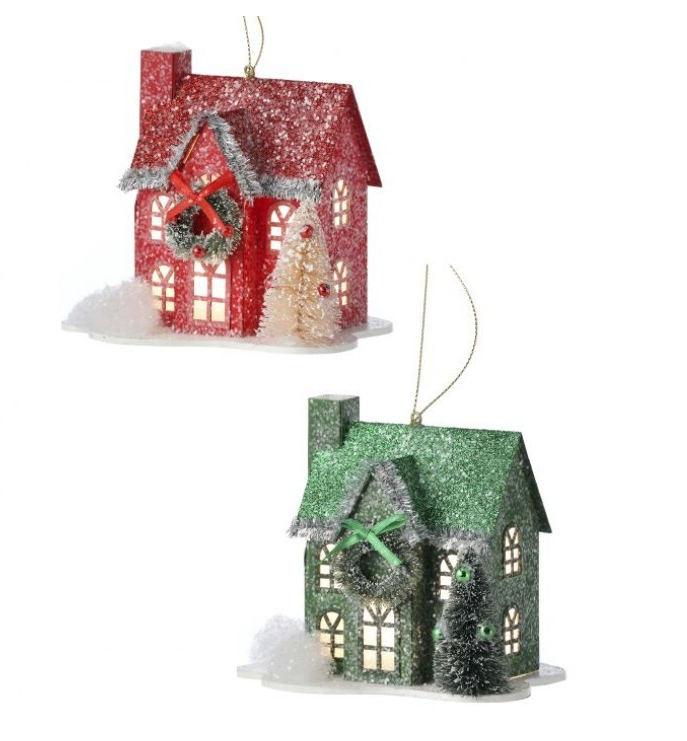 Christmas Cottage Ornament