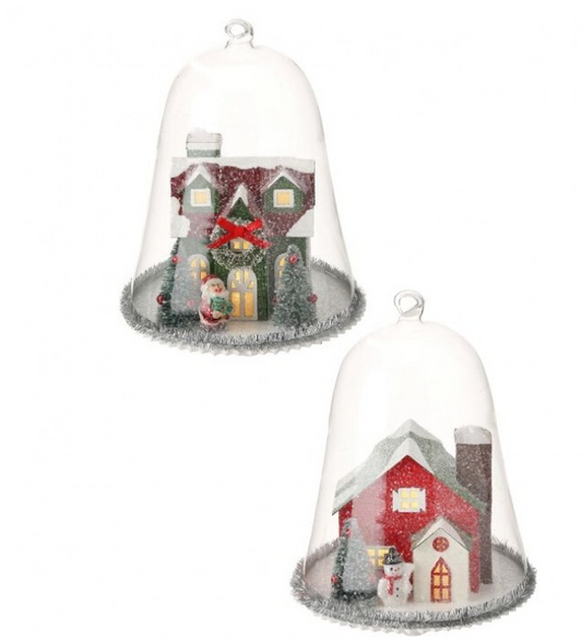 Christmas Village Cloche