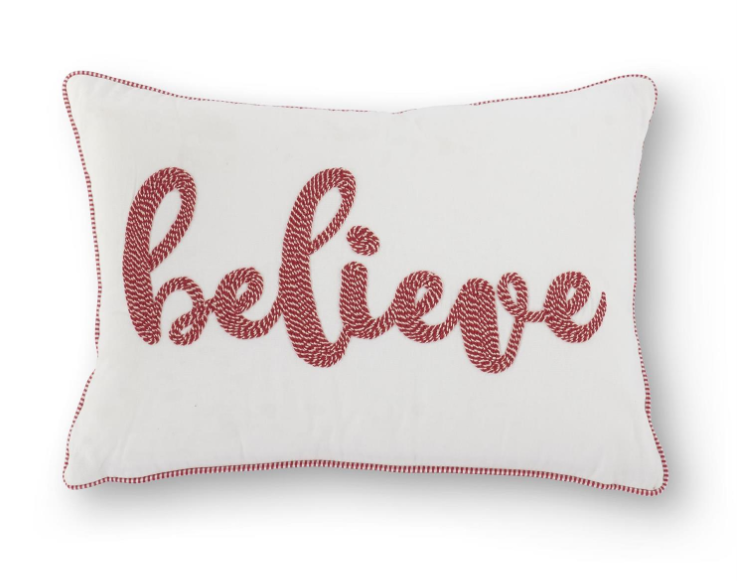 BELIEVE Lumbar Pillow