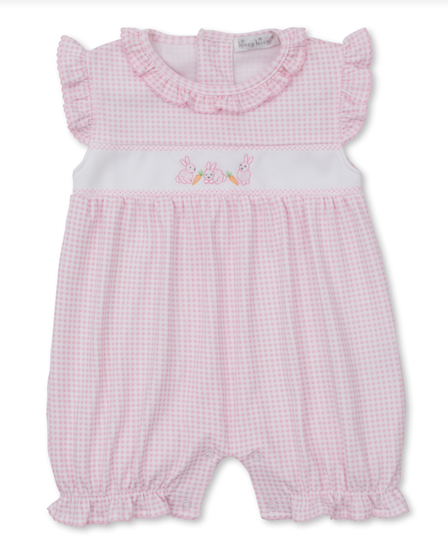 Kissy Kissy Pink Baby Bunny Short Playsuit