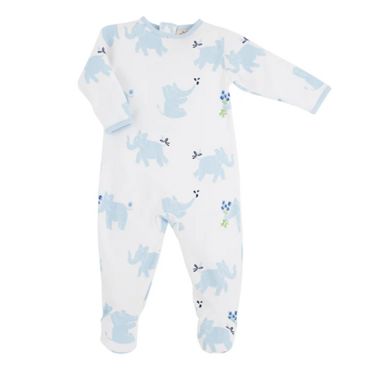 TBBC Rock Me Romper- Blue Precious Peanut