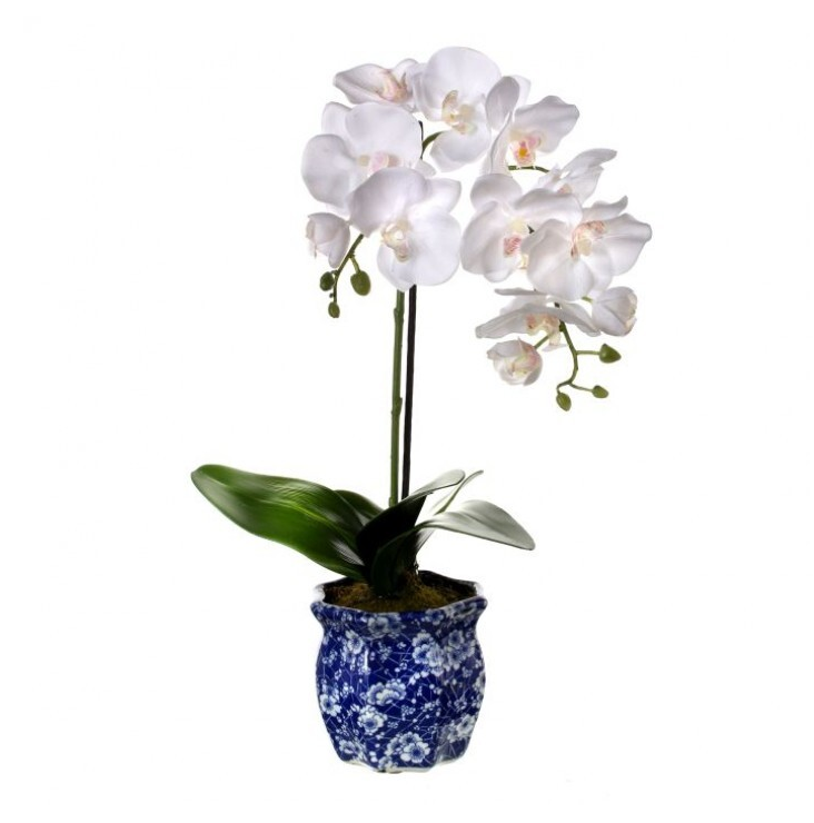 Potted Faux Orchid