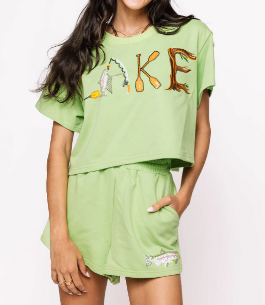 QOS LAKE Crop Top