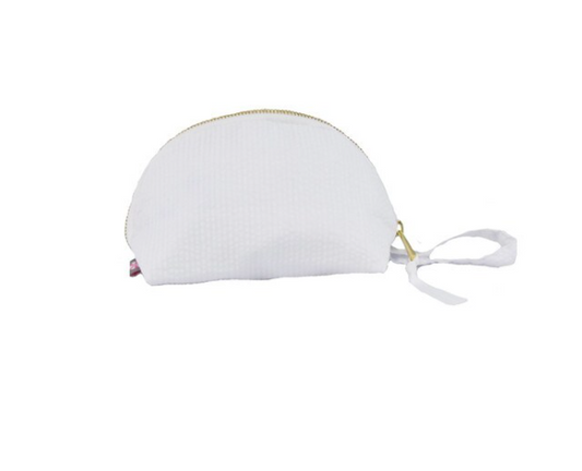 Mint Seersucker Small Taco Bag