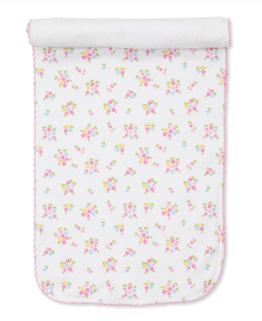 Kissy Kissy Rainbows Abloom Burp Cloth