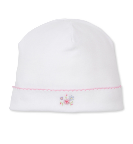Kissy Kissy Flowers and Vines Hand Embroidered Hat