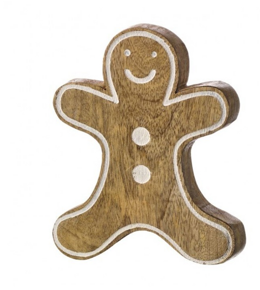 Mango Wood Gingerbread Boy