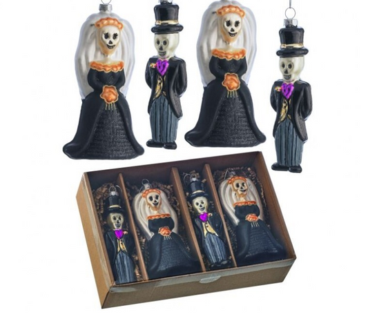 Skeleton Bride & Groom Ornament Box