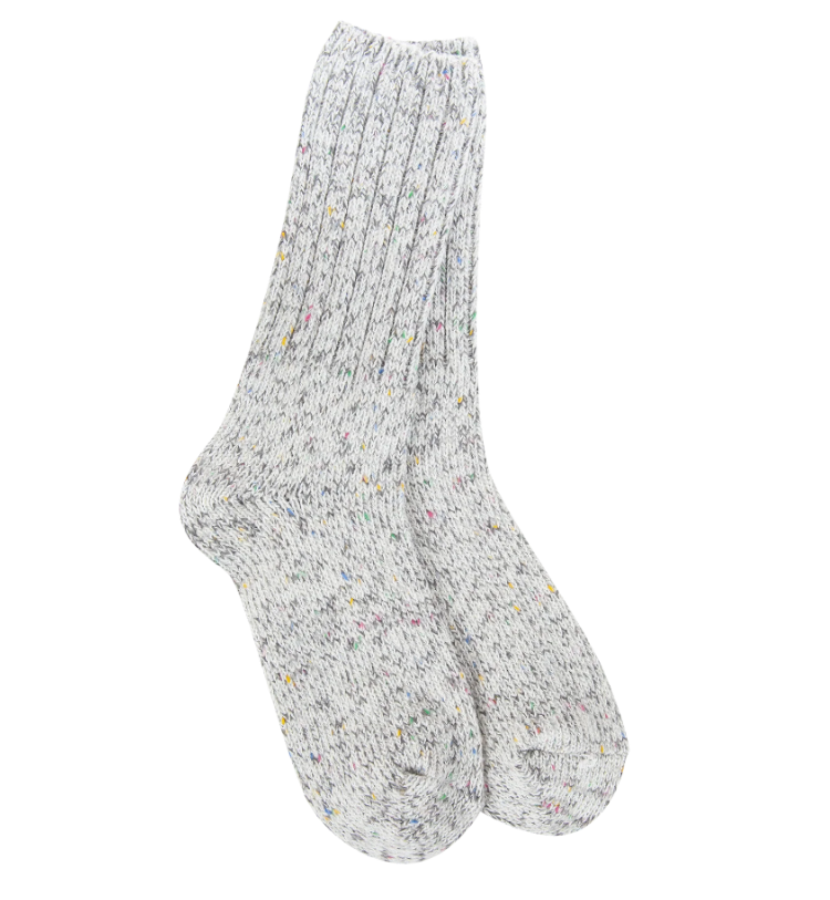 Weekend Ragg Crew Sock - Rocky Confetti