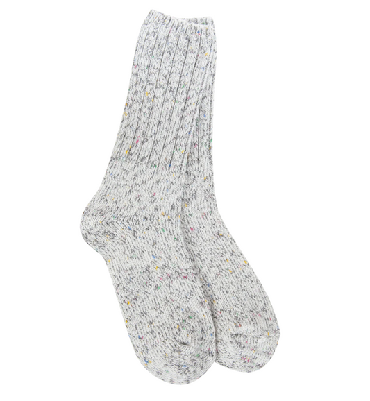Weekend Ragg Crew Sock - Rocky Confetti