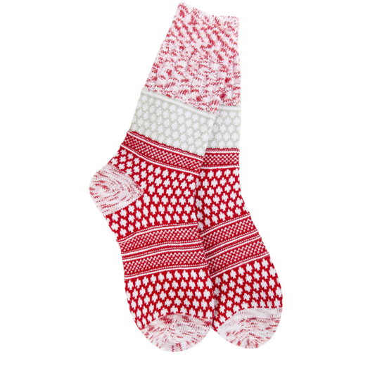 Weekend Gallery Crew Sock - Peppermint