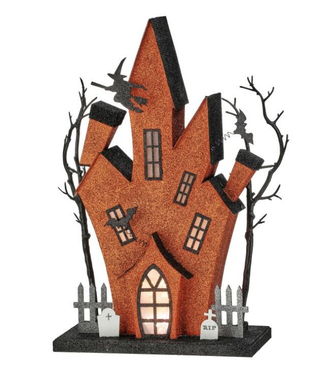 Halloween Glitter Haunted House