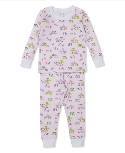 Kissy Kissy Pink Jungle Safari Snug PJ Set
