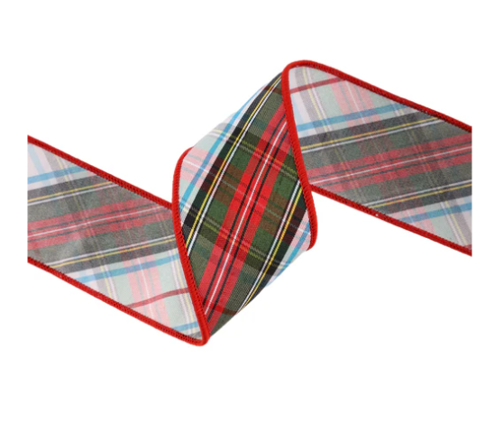Christmas Tartan Plaid Ribbon