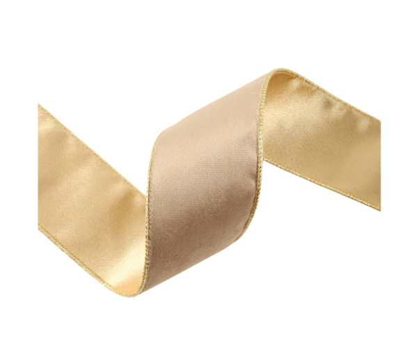 Reversible Latte Velvet Ribbon