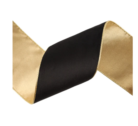 Reversible Black Velvet Ribbon