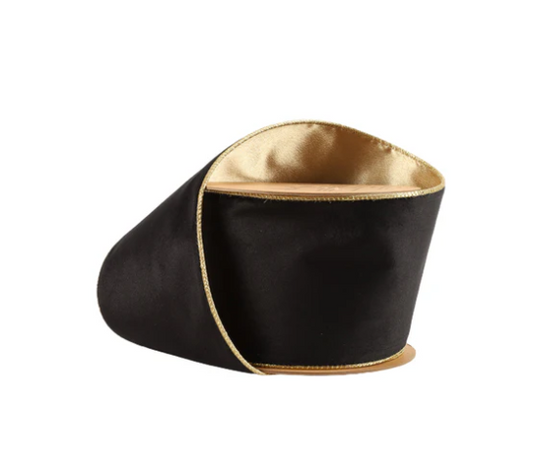 Reversible Black Velvet Ribbon