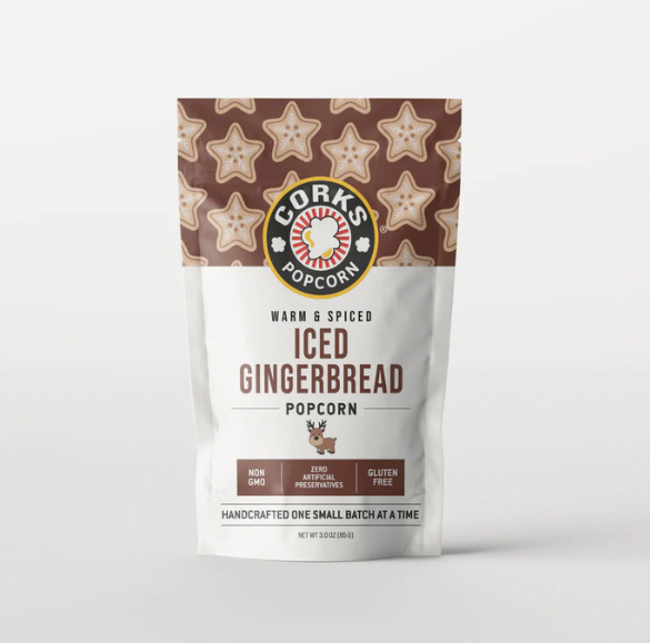 Corks Iced Gingerbread Popcorn