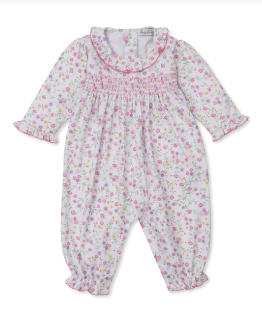 Kissy Kissy Autumn Gardens Smocked Playsuit