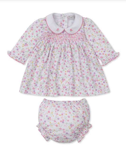 Kissy Kissy Autumn Gardens Smocked Dress Set