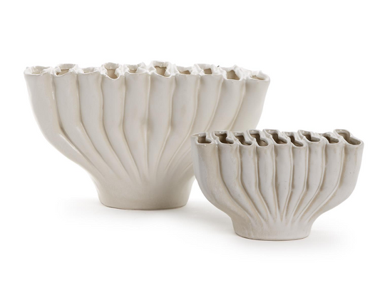 White Banyan Ceramic Vase