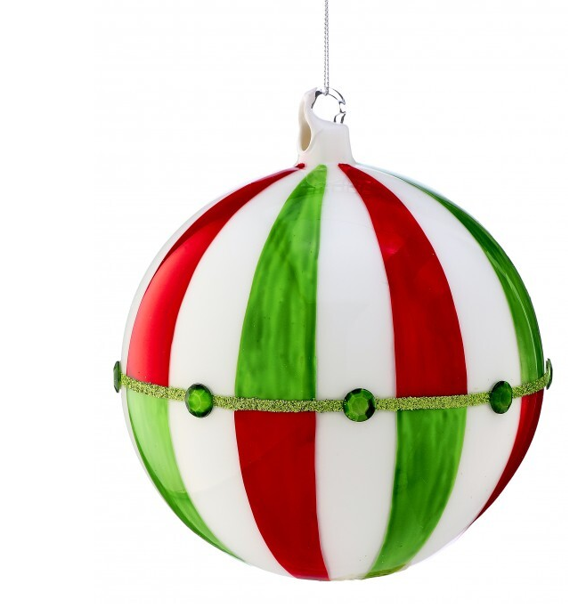 Glass Oh What Fun Ornament