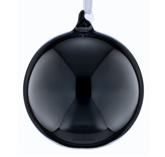 Shiny Glass Ball Ornament 4"