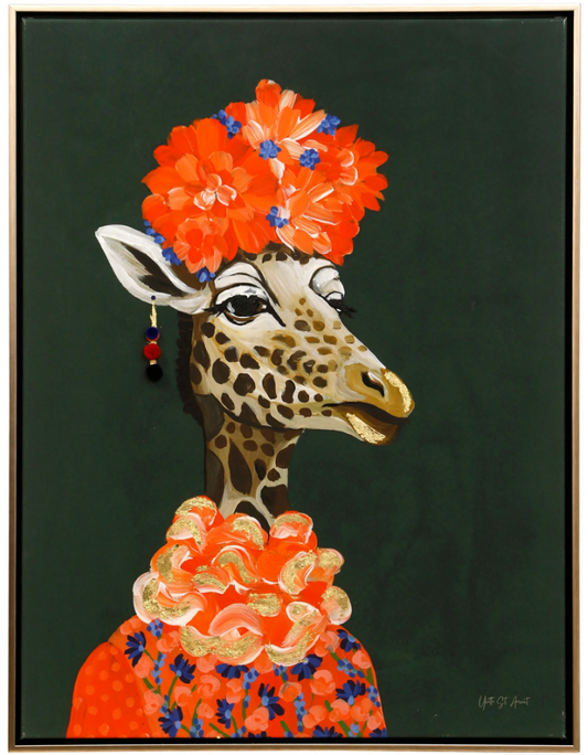 Mrs. Regal Giraffe Wall Art