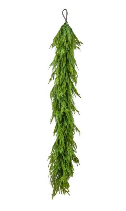77" Real Touch Cedar/Norfolk Pine Mix Garland