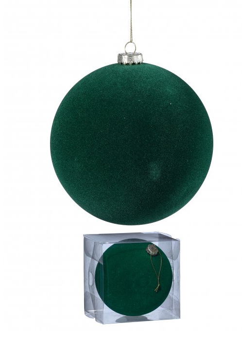 Flocked Ball Ornament Box (150mm)