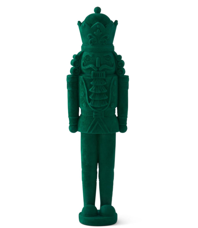 Green Velvet Nutcracker