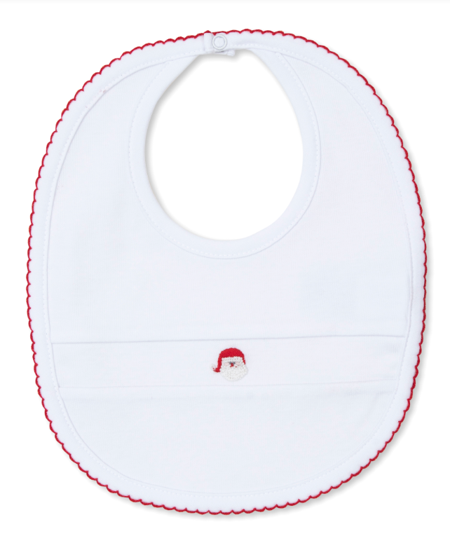 Kissy Kissy Holiday Medley White Bib