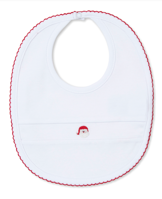 Kissy Kissy Holiday Medley White Bib