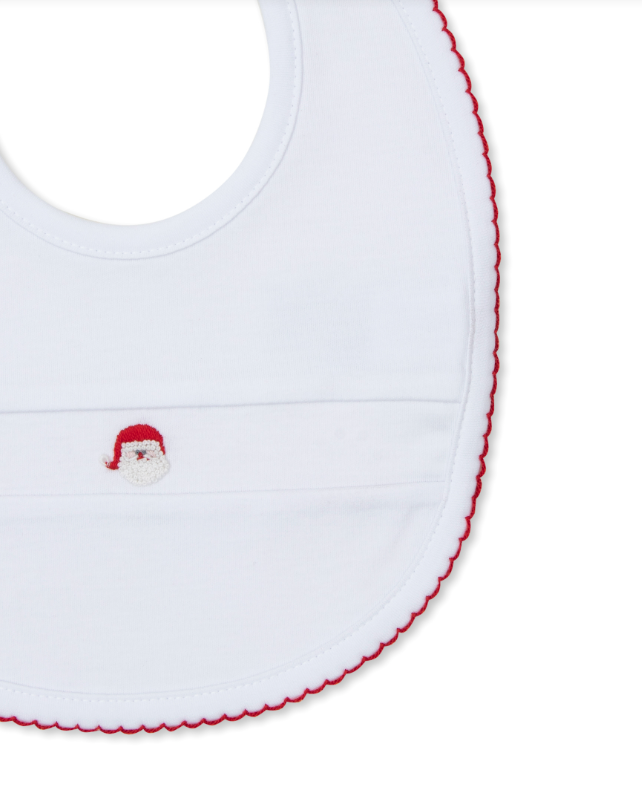 Kissy Kissy Holiday Medley White Bib