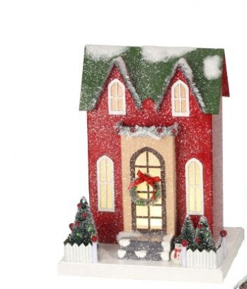 Tall Christmas Village House