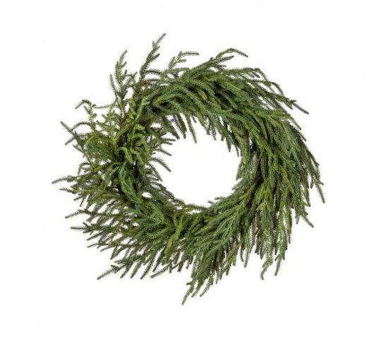 "Just Cut" Norfolk Pine Wreath