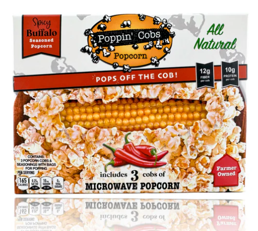Seasoned 3 Pack Poppin' Cobs
