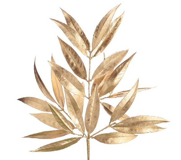 Gold Bay Leaf Pick
