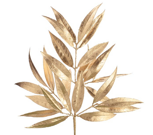 Gold Bay Leaf Pick