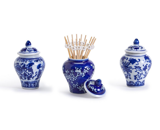 Mini Ginger Jar Toothpick Holder