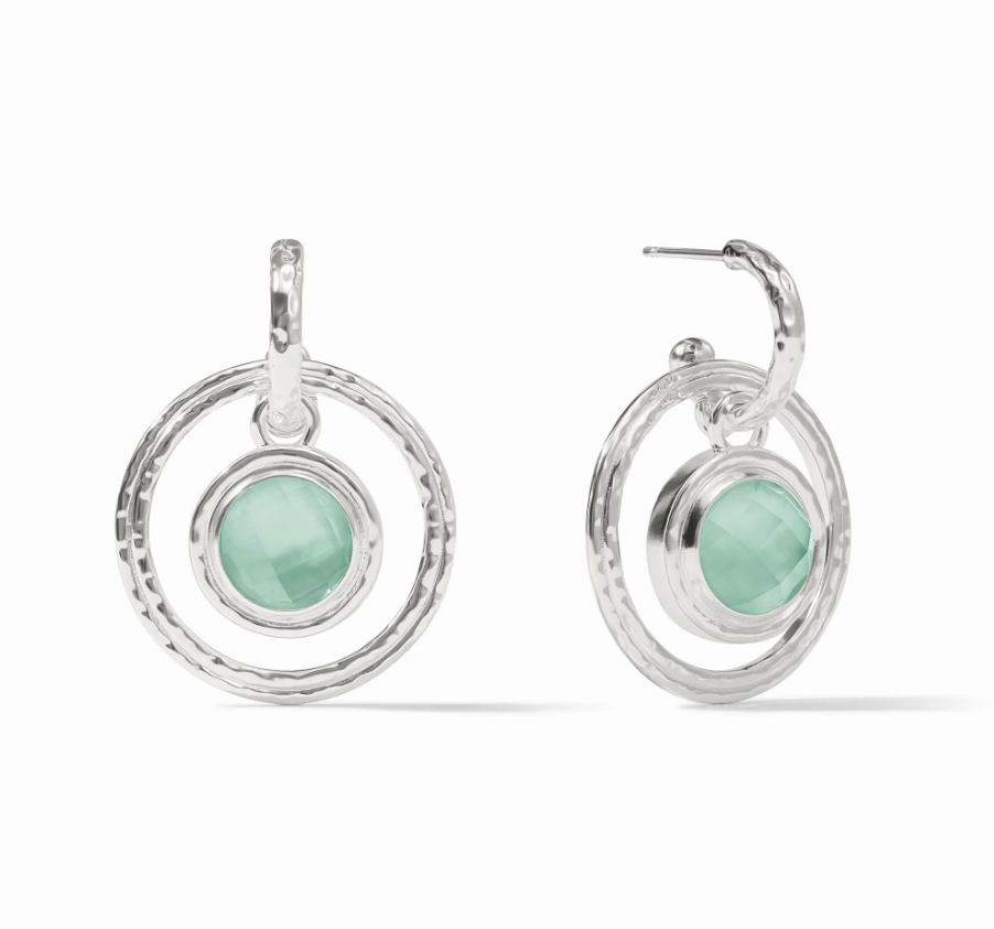 Julie Vos SILVER Astor 6-in-1 Charm Earring