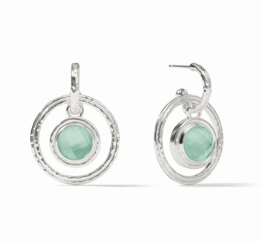 Julie Vos SILVER Astor 6-in-1 Charm Earring