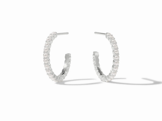 Julie Vos SILVER Juliet Hoop Earring